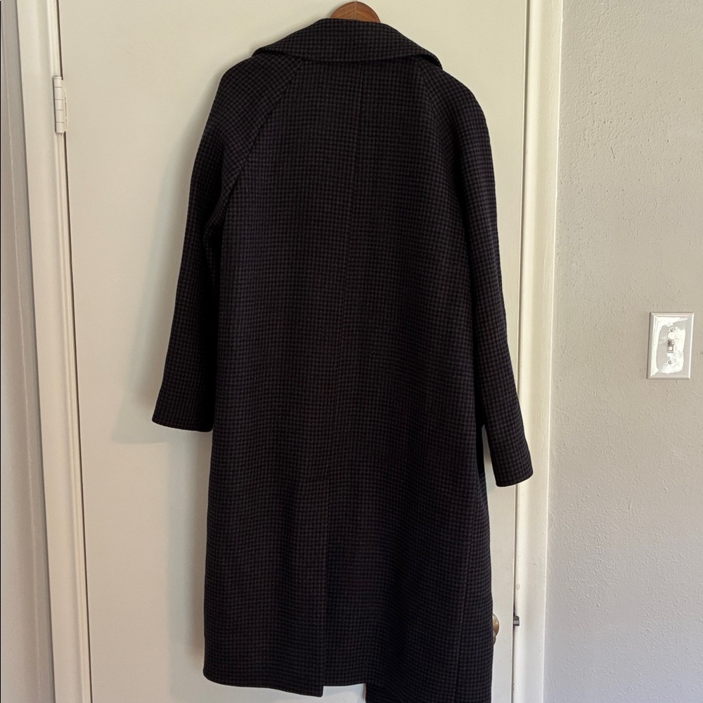 COS Houndstooth Wool-Blend Coat - Picture 8 of 9